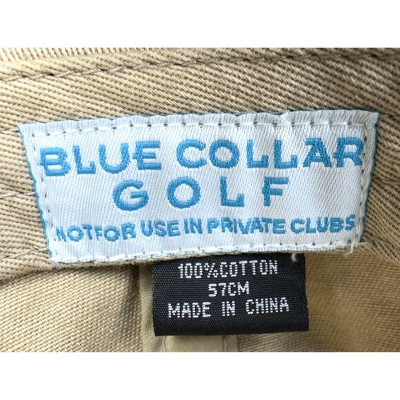 Blue Collar John Daly Signature Bellevue Biltmore BCG Golf Beige Adjustable Hat - Picture 13 of 13